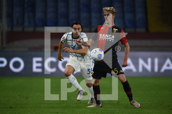2020-10-24 - Matteo Darmian (Inter), Nicolò Rovella (Genoa) - GENOA VS INTER - ITALIAN SERIE A - SOCCER