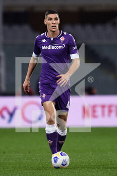 2020-10-25 - Nikola Milenkovic of ACF Fiorentina in action - FIORENTINA VS UDINESE - ITALIAN SERIE A - SOCCER