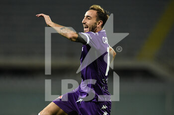 2020-10-25 - Gaetano Castrovilli of ACF Fiorentina celebrates after scoring a goal  - FIORENTINA VS UDINESE - ITALIAN SERIE A - SOCCER