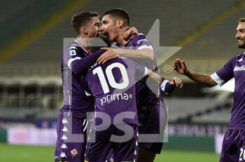 2020-10-25 - Nikola Milenkovic of ACF Fiorentina celebrates after scoring a goal - FIORENTINA VS UDINESE - ITALIAN SERIE A - SOCCER