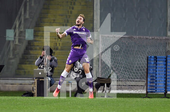 2020-10-25 - Gaetano Castrovilli of ACF Fiorentina celebrates after scoring a goal - FIORENTINA VS UDINESE - ITALIAN SERIE A - SOCCER