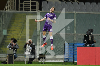 2020-10-25 - Gaetano Castrovilli of ACF Fiorentina celebrates after scoring a goal - FIORENTINA VS UDINESE - ITALIAN SERIE A - SOCCER