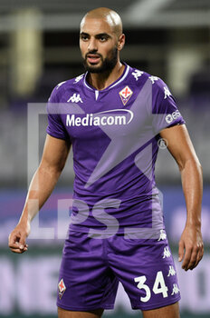 2020-10-25 - Sofyan Amrabat of ACF Fiorentina in action - FIORENTINA VS UDINESE - ITALIAN SERIE A - SOCCER