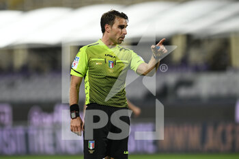 2020-10-25 - Francesco Fourneau referee during the match - FIORENTINA VS UDINESE - ITALIAN SERIE A - SOCCER