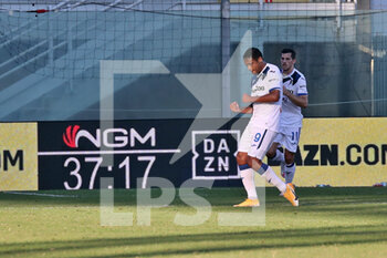 2020-10-31 - Luis Muriel (Atalanta BC) celebrates after scoring a goal - CROTONE VS ATALANTA - ITALIAN SERIE A - SOCCER