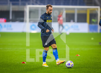 2020-10-31 - pChristian Eriksen of FC Internazionale during the Serie A 2020/21 match between FC Internazionale vs Parma Calcio at the San Siro Stadium, Milan, Italy on October 31, 2020 - Photo Fabrizio Carabelli - INTER VS PARMA - ITALIAN SERIE A - SOCCER