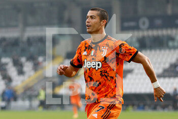 2020-11-01 - Cristiano Ronaldo (Juventus FC) celebrates his goal - SPEZIA VS JUVENTUS - ITALIAN SERIE A - SOCCER