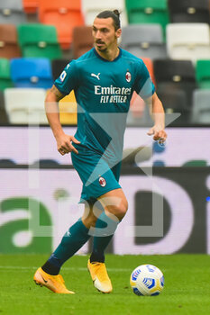 2020-11-01 - Zlatan Ibrahimovic (Milan) in azione - UDINESE VS MILAN - ITALIAN SERIE A - SOCCER