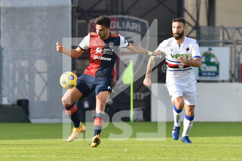 2020-11-07 - Giovanni Simeone of Cagliari Calcio - CAGLIARI VS SAMPDORIA - ITALIAN SERIE A - SOCCER