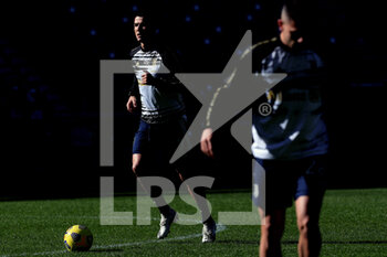 2020-11-08 - Cristiano Ronaldo of Juventus warming up before the Italian championship Serie A football match between SS Lazio and Juventus FC on November 8, 2020 at Stadio Olimpico in Rome, Italy - Photo Federico Proietti / DPPI - SS LAZIO VS JUVENTUS FC - ITALIAN SERIE A - SOCCER