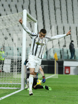2020-11-21 - 7 Cristiano Ronaldo (JUVENTUS FC) celebrates the goal - JUVENTUS VS CAGLIARI - ITALIAN SERIE A - SOCCER