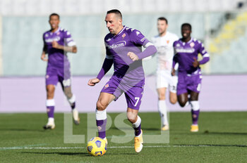 2020-11-22 - Franck Ribery (ACF Fiorentina) in azione - FIORENTINA VS BENEVENTO - ITALIAN SERIE A - SOCCER