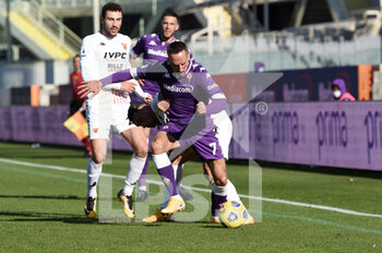 2020-11-22 - Franck Ribery di ACF Fiorentina in azione - FIORENTINA VS BENEVENTO - ITALIAN SERIE A - SOCCER
