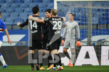2020-11-22 - team Bologna, celebrates after scoring a goal - SAMPDORIA VS BOLOGNA - ITALIAN SERIE A - SOCCER