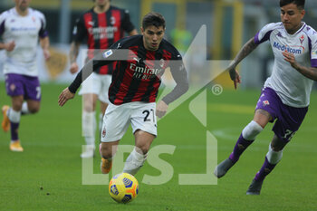 2020-11-29 - Brahim Diaz during the Italian championship Serie A football match between AC Milan and AC Fiorentina on November 29, 2020 at San Siro stadium in Milan, Italy - Photo Morgese-Rossini / DPPI - AC MILAN AND ACF FIORENTINA - ITALIAN SERIE A - SOCCER