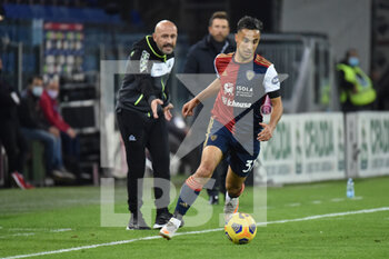 2020-11-29 - Adam Ounas del Cagliari Calcio - CAGLIARI VS SPEZIA - ITALIAN SERIE A - SOCCER