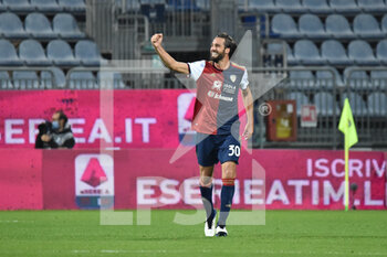 2020-11-29 - Leonardo Pavoletti of Cagliari Calcio, Esultanza dopo aver segnato gol - CAGLIARI VS SPEZIA - ITALIAN SERIE A - SOCCER