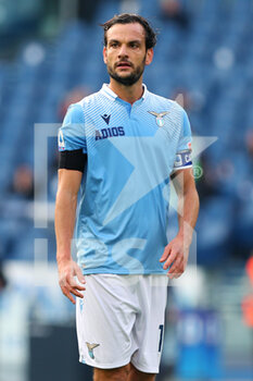 2020-11-29 - Marco Parolo of Lazio reacts during the Italian championship Serie A football match between SS Lazio and Udinese Calcio on November 29, 2020 at Stadio Olimpico in Rome, Italy - Photo Federico Proietti / DPPI - SS LAZIO VS UDINESE CALCIO - ITALIAN SERIE A - SOCCER