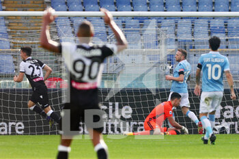 2020-11-29 - Ignacio Pussetto of Udinese scoring 0-2 goal during the Italian championship Serie A football match between SS Lazio and Udinese Calcio on November 29, 2020 at Stadio Olimpico in Rome, Italy - Photo Federico Proietti / DPPI - SS LAZIO VS UDINESE CALCIO - ITALIAN SERIE A - SOCCER