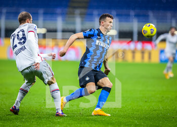 2020-12-05 - Ivan Perisic of FC Internazionale during the Serie A 2020/21 football match between FC Internazionale vs Bologna FC at the San Siro Stadium, Milan, Italy on December 05, 2020 - Photo FCI / Fabrizio Carabelli - INTER VS BOLOGNA - ITALIAN SERIE A - SOCCER