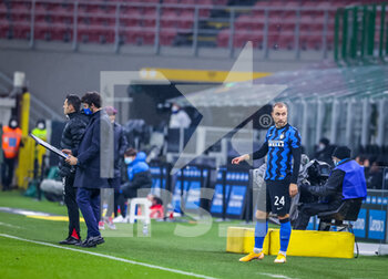 2020-12-05 - Christian Eriksen of FC Internazionale during the Serie A 2020/21 football match between FC Internazionale vs Bologna FC at the San Siro Stadium, Milan, Italy on December 05, 2020 - Photo FCI / Fabrizio Carabelli - INTER VS BOLOGNA - ITALIAN SERIE A - SOCCER