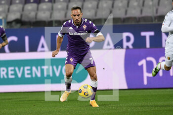 2020-12-07 - Franck Ribery (ACF Fiorentina) in azione - FIORENTINA VS GENOA - ITALIAN SERIE A - SOCCER