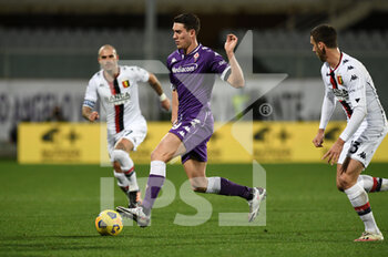 2020-12-07 - Dusan Vlahovic (ACF Fiorentina) in azione - FIORENTINA VS GENOA - ITALIAN SERIE A - SOCCER