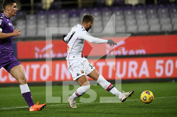 2020-12-07 - Marko Pjaca (Genoa CFC) segna il gol del vantaggio genoano - FIORENTINA VS GENOA - ITALIAN SERIE A - SOCCER