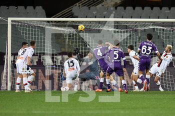 2020-12-07 - Nikola Milenkovic (ACF Fiorentina) segna il gol del pareggio - FIORENTINA VS GENOA - ITALIAN SERIE A - SOCCER