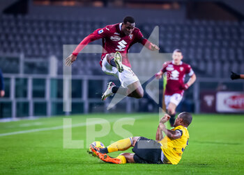 2020-12-12 - Singo Wilfried of Torino FC during the Serie A 2020/21 football match between Torino FC vs Udinese Calcio at the Stadio Olimpico Grande Torino, Turin, Italy on December 12, 2020 - Photo FCI / Fabrizio Carabelli - TORINO VS UDINESE - ITALIAN SERIE A - SOCCER