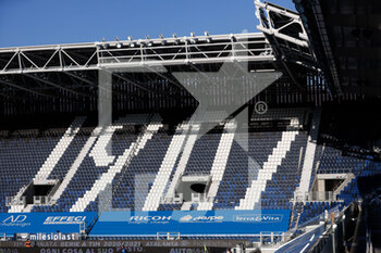 2020-12-13 - Nuova tribuna al Gewiss Stadium - ATALANTA VS FIORENTINA - ITALIAN SERIE A - SOCCER