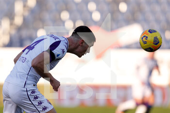 2020-12-13 - Nikola Milenkovic (ACF Fiorentina) colpo di testa - ATALANTA VS FIORENTINA - ITALIAN SERIE A - SOCCER