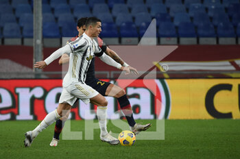2020-12-13 - Cristiano Ronaldo (Juventus), Ivan Radovanovic (Genoa) - GENOA VS JUVENTUS - ITALIAN SERIE A - SOCCER