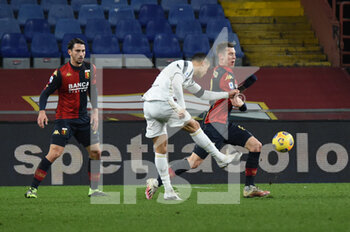 2020-12-13 - Cristiano Ronaldo (Juventus), Luca Lerager (Genoa) - GENOA VS JUVENTUS - ITALIAN SERIE A - SOCCER