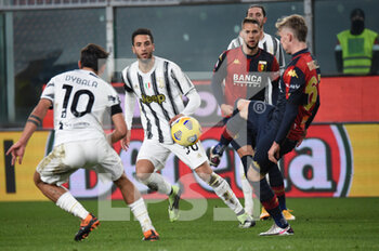 2020-12-13 - Rodrigo Bentancur (Juventus), Nicolò Rovella (Genoa) - GENOA VS JUVENTUS - ITALIAN SERIE A - SOCCER