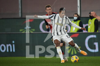 2020-12-13 - Luca Lerager (Genoa), Alex Sandro (Juventus) - GENOA VS JUVENTUS - ITALIAN SERIE A - SOCCER