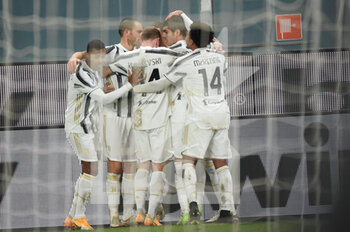 2020-12-13 - team Juventus, celebrates after scoring a goal - GENOA VS JUVENTUS - ITALIAN SERIE A - SOCCER