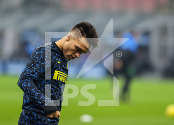 2020-12-16 - Lautaro Martínez of FC Internazionale during the Serie A 2020/21 football match between FC Internazionale vs SSC Napoli at the San Siro Stadium, Milan, Italy on December 16, 2020 - Photo FCI / Fabrizio Carabelli - INTER VS NAPOLI - ITALIAN SERIE A - SOCCER