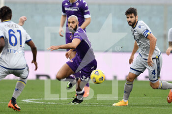 2020-12-19 - Sofyan Amrabat (ACF Fiorentina) in azione - FIORENTINA VS HELLAS VERONA - ITALIAN SERIE A - SOCCER