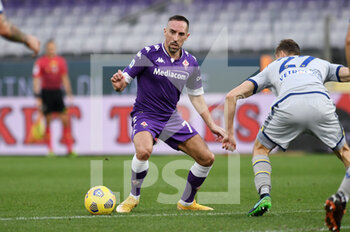 2020-12-19 - franck Ribery (ACF Fiorentina) in azione - FIORENTINA VS HELLAS VERONA - ITALIAN SERIE A - SOCCER