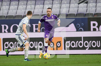 2020-12-19 - Franck Ribery (ACF Fiorentina) in azione - FIORENTINA VS HELLAS VERONA - ITALIAN SERIE A - SOCCER