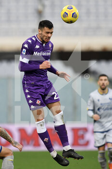 2020-12-19 - Lorenzo Venuti (ACF Fiorentina) in azione - FIORENTINA VS HELLAS VERONA - ITALIAN SERIE A - SOCCER