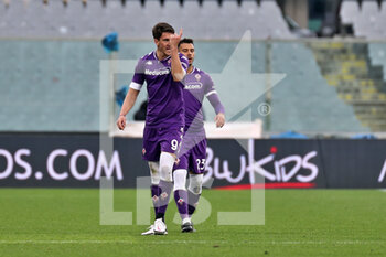 2020-12-19 - Dusan Vlahovic (ACF Fiorentina) celebrates after scoring a goal - FIORENTINA VS HELLAS VERONA - ITALIAN SERIE A - SOCCER