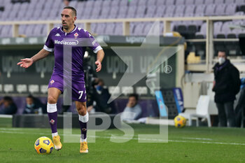 2020-12-19 - Franck Ribery (ACF Fiorentina) during the Serie A soccer match between AFC Fiorentina - Hellas Verona, Stadio Artemio Franchi on December 19, 2020 in Florence Italy - FIORENTINA VS HELLAS VERONA - ITALIAN SERIE A - SOCCER