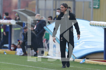 2020-12-20 - Coach Filippo Inzaghi (Benevento Calcio) - BENEVENTO VS GENOA - ITALIAN SERIE A - SOCCER