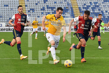 2020-12-20 - Kevin Lasagna of Udinese Calcio - CAGLIARI CALCIO VS UDINESE CALCIO - ITALIAN SERIE A - SOCCER