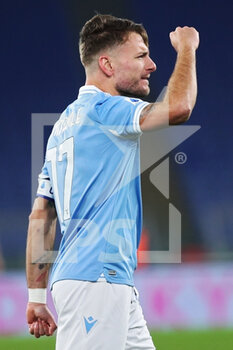2020-12-20 - Ciro Immobile of Lazio (L) celebrates with Felipe Caicedo (R) after scoring 1-0 goal during the Italian championship Serie A football match between SS Lazio and SSC Napoli on December 20, 2020 at Stadio Olimpico in Rome, Italy - Photo Federico Proietti / DPPI - SS LAZIO VS SSC NAPOLI - ITALIAN SERIE A - SOCCER