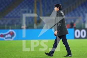 2020-12-20 - Lazio head coach Simone Inzaghi at the end of the Italian championship Serie A football match between SS Lazio and SSC Napoli on December 20, 2020 at Stadio Olimpico in Rome, Italy - Photo Federico Proietti / DPPI - SS LAZIO VS SSC NAPOLI - ITALIAN SERIE A - SOCCER