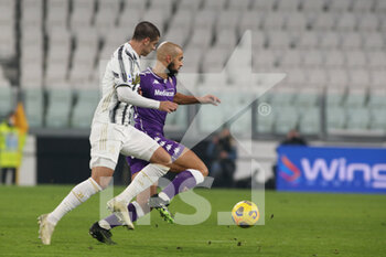 2020-12-22 -  09 Alvaro Morata (JUVENTUS FC) vs Borja Valero (Fiorentina) - JUVENTUS FC VS ACF FIORENTINA - ITALIAN SERIE A - SOCCER