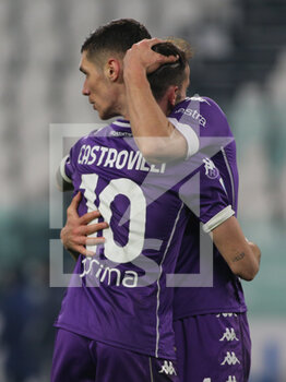 2020-12-22 - Fiorentina celebrates the victory - JUVENTUS FC VS ACF FIORENTINA - ITALIAN SERIE A - SOCCER